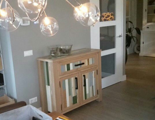 Sloophout in combinatie met eiken